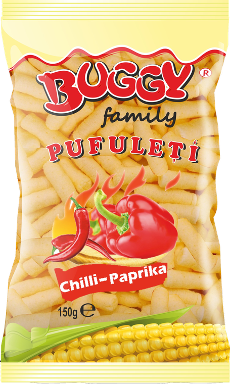 Pufuleti Family cu gust de Chilli Paprika 150G